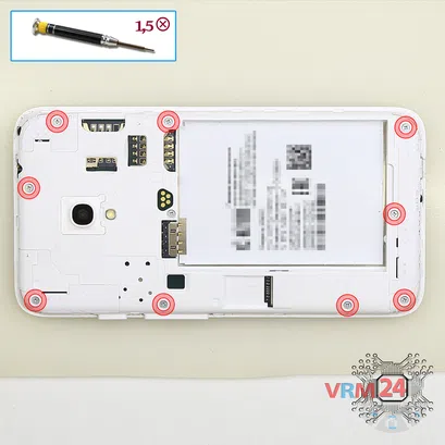 How to disassemble Alcatel OT PIXI 4 5045D, Step 3/1