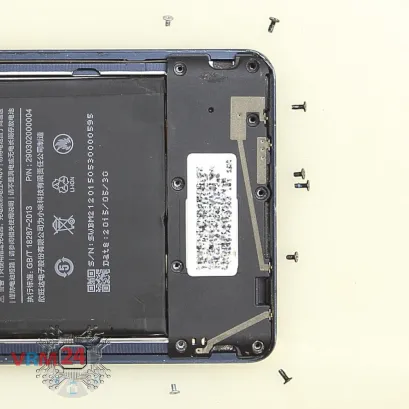Как разобрать Xiaomi Mi Note, Шаг 5/2