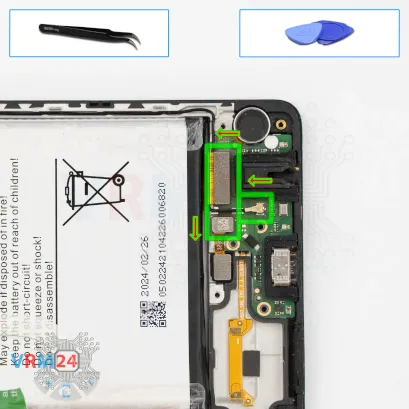 Как разобрать Tecno Pova 6, Шаг 14/1