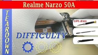 Realme Narzo 50A RMX-3430 📱 Teardown Take apart Tutorial