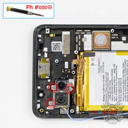 Cómo desmontar Asus ROG Phone ZS600KL, Paso 20/1