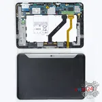 Cómo desmontar Samsung Galaxy Tab 8.9'' GT-P7300, Paso 1/2