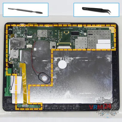 How to disassemble Prestigio MultiPad 2, Step 8/1