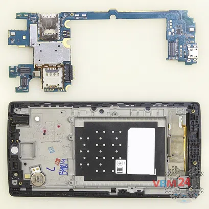 How to disassemble LG Spirit H422, Step 7/2