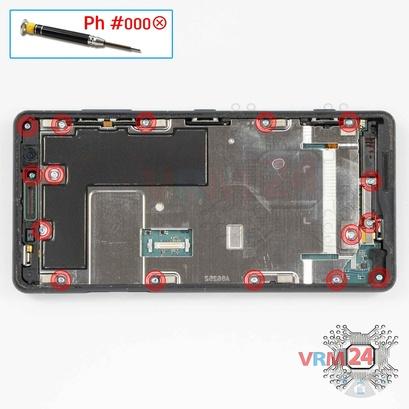 How to disassemble Sony Xperia XZ2 Compact, Step 6/1
