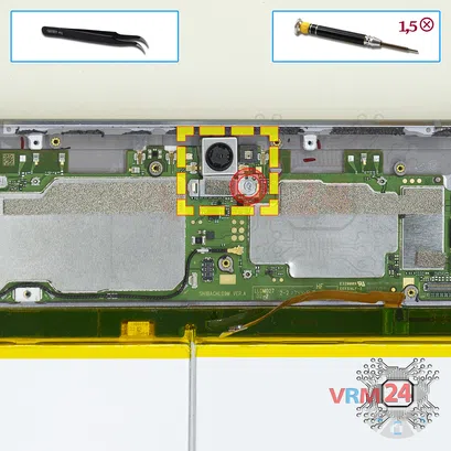 Как разобрать Huawei MediaPad M3 Lite 10'', Шаг 19/1