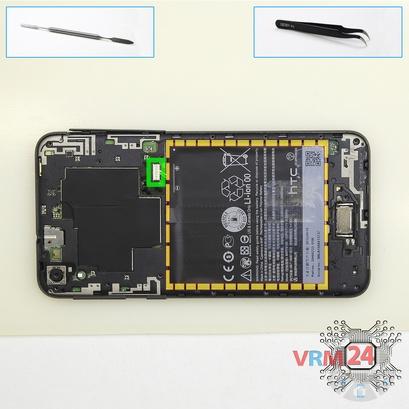 How to disassemble HTC One E9s, Step 5/1