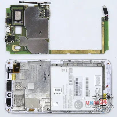 How to disassemble Lenovo A606, Step 8/2