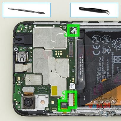 How to disassemble Huawei Honor 8A, Step 12/1