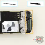 How to disassemble Nokia 8600 LUNA RM-164, Step 9/1