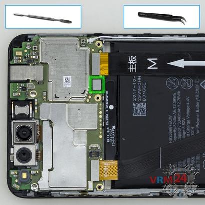 How to disassemble Huawei Honor 7X, Step 7/1