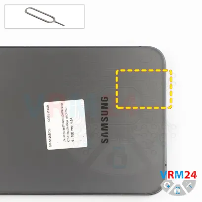 How to disassemble Samsung Galaxy S24+ SM-S921, Step 2/1