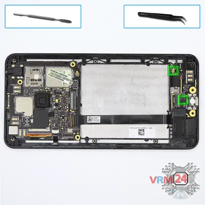 How to disassemble Asus ZenFone 5 A501CG, Step 6/1