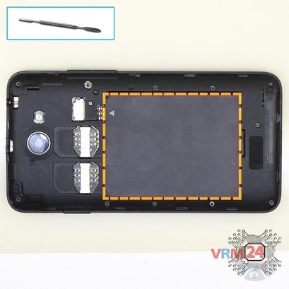 How to disassemble HTC Desire 516, Step 2/1