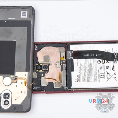 Cómo desmontar Asus ZenFone 5 Lite ZC600KL, Paso 3/2