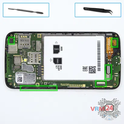 How to disassemble Alcatel OT POP 2 5042D, Step 6/1