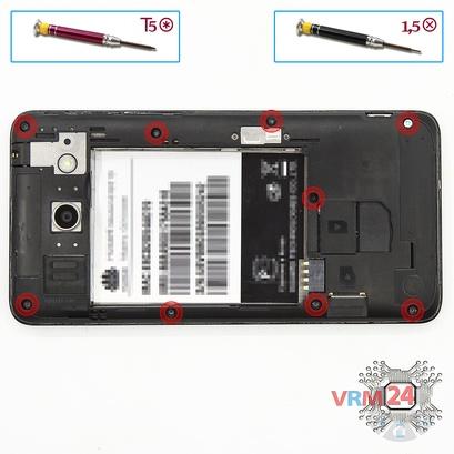 How to disassemble Huawei Ascend G510, Step 3/1
