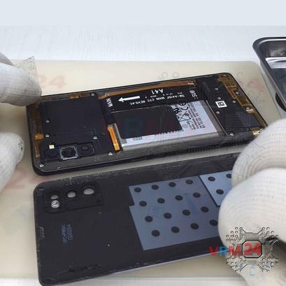 How to disassemble Samsung Galaxy A41 SM-A415, Step 3/5