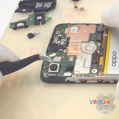 How to disassemble Oppo A15s, Step 12/4