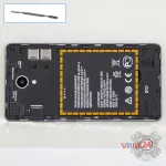 Как разобрать ZTE Blade A520C, Шаг 2/1