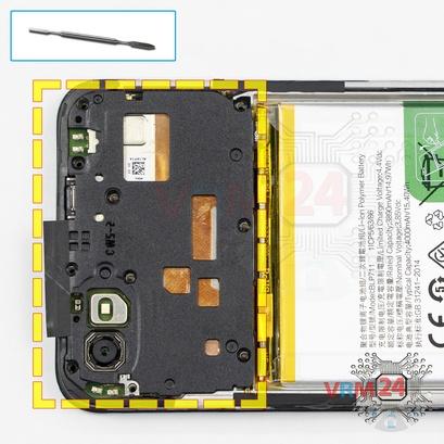 How to disassemble Oppo A1k, Step 4/1