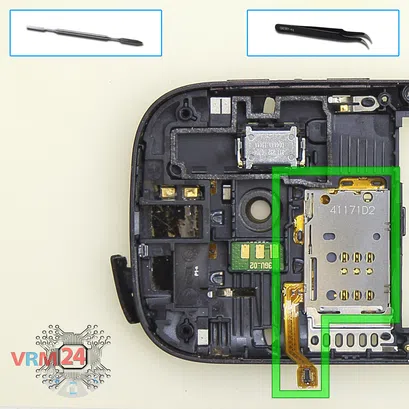 How to disassemble Nokia C7 RM-675, Step 17/1