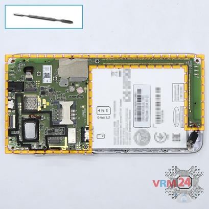 How to disassemble Lenovo A606, Step 8/1