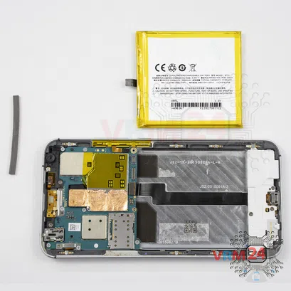 How to disassemble Meizu MX5 M575H, Step 6/2