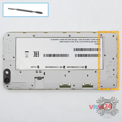 How to disassemble Huawei Honor 4X, Step 3/1