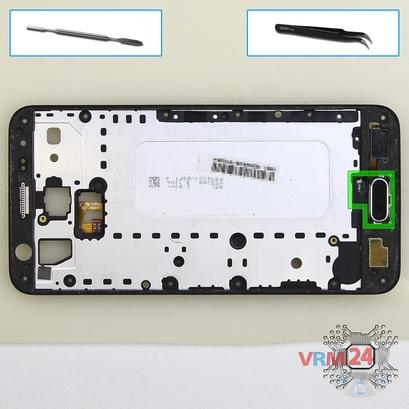 Como desmontar Samsung Galaxy J5 Prime SM-G570 por si mesmo, Passo 12/1