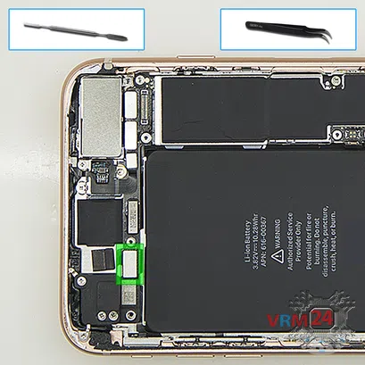 Cómo desmontar Apple iPhone 8 Plus, Paso 10/1