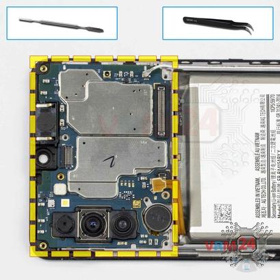 How to disassemble Samsung Galaxy A41 SM-A415, Step 14/1