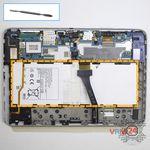 How to disassemble Samsung Galaxy Note 10.1'' GT-N8000, Step 10/1