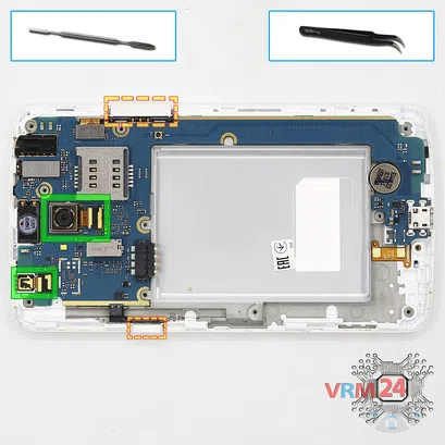 How to disassemble LG L80 D380, Step 5/1