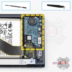 Cómo desmontar Samsung Galaxy Note 10 SM-N970, Paso 10/1