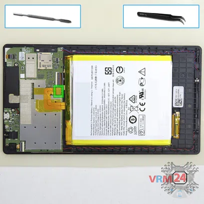 How to disassemble Lenovo Tab 2 A7-20, Step 2/1