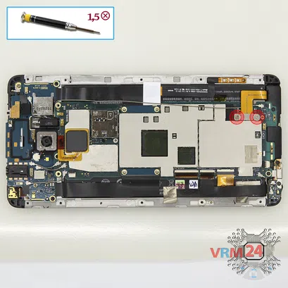 How to disassemble HTC One Max, Step 5/1