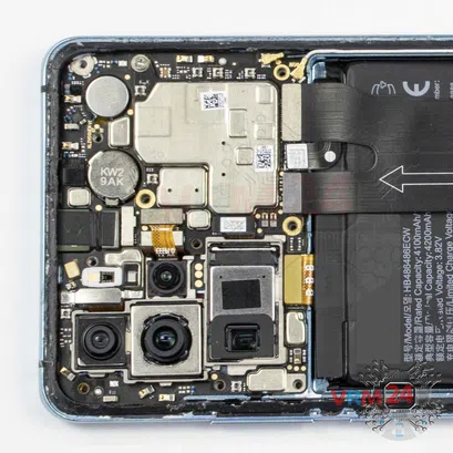 How to disassemble Huawei P30 Pro, Step 5/2