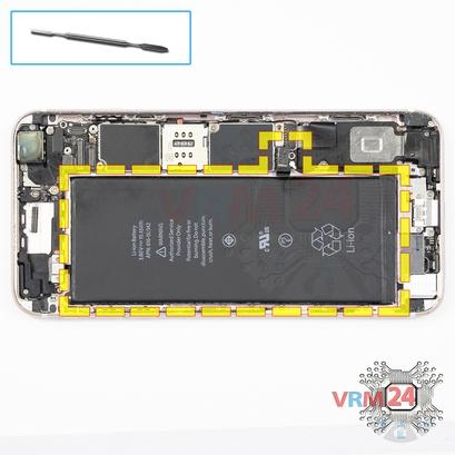 How to disassemble Apple iPhone 6S Plus, Step 8/1