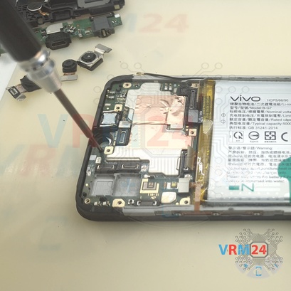 How to disassemble vivo Y17, Step 15/3