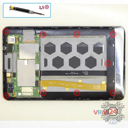 How to disassemble Lenovo S5000 IdeaTab, Step 8/1