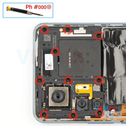 How to disassemble Xiaomi 12T, Step 4/1