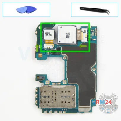How to disassemble Samsung Galaxy A73 SM-A736, Step 17/1