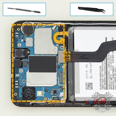 Cómo desmontar Samsung Galaxy A10 SM-A105, Paso 13/1