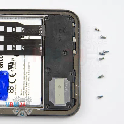 Cómo desmontar Samsung Galaxy A34 SM-A346, Paso 7/2