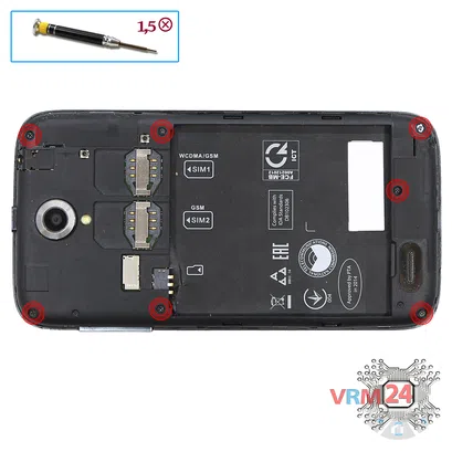 How to disassemble Lenovo A859, Step 3/1