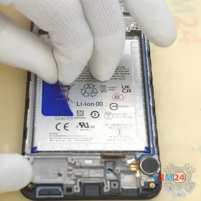 Как разобрать Samsung Galaxy А15 SM-A155, Шаг 18/3