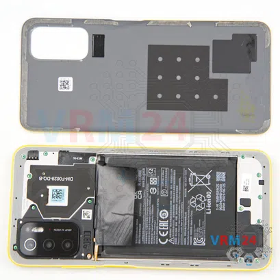 How to disassemble Xiaomi POCO M3 Pro, Step 3/2