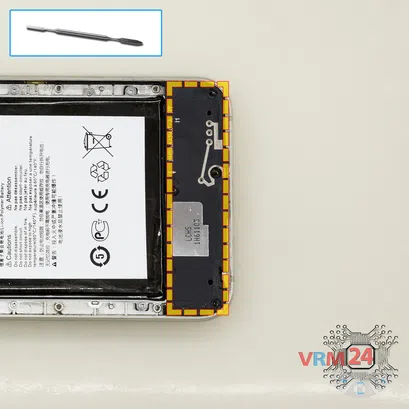 How to disassemble Alcatel OT Shine Lite 5080X, Step 7/1