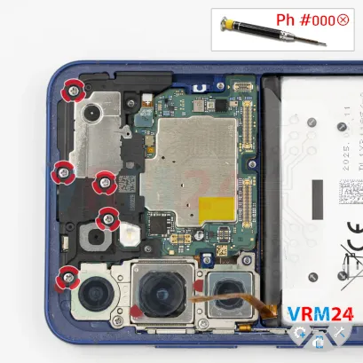 How to disassemble Samsung Galaxy S25 SM-S931, Step 12/1